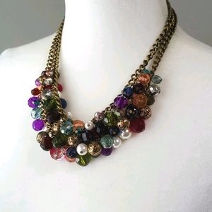 Vintage Signed SHA Bead Necklace
